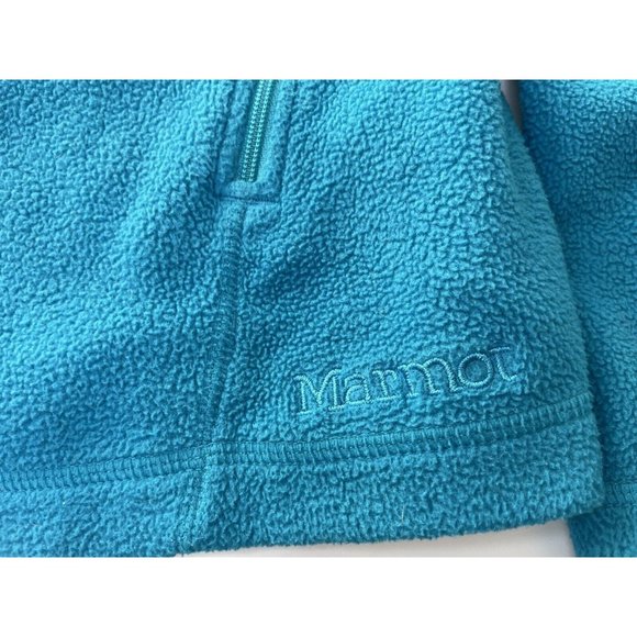 Marmot Women's Full Zip Fleece Jacket Small Blue - Picture 6 of 9